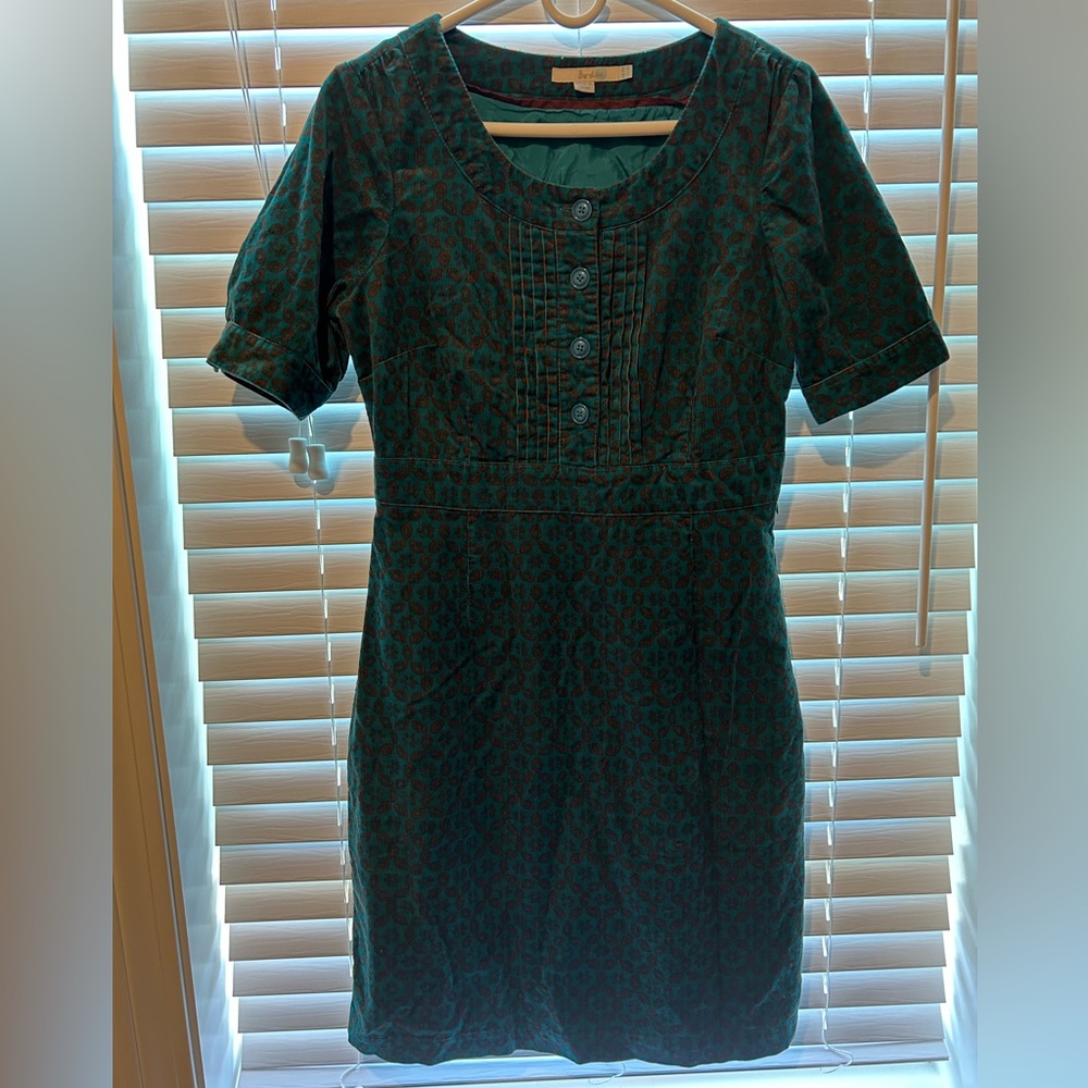 Boden corduroy midi dress size US 6R